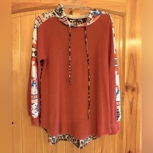 Avery Brand Size M Hoodie-Worn Once.  Super Fuzzy Soft!